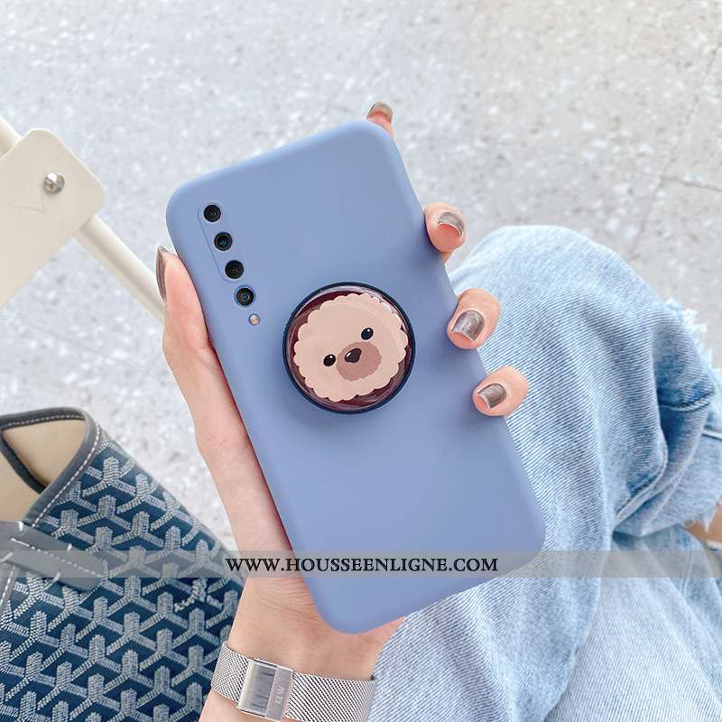 Étui Xiaomi Mi 10 Silicone Protection Téléphone Portable Dessin Animé Ultra Fluide Doux Chiens Rouge