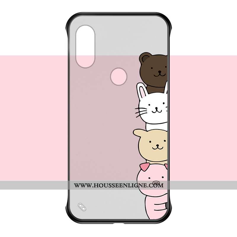 Étui Xiaomi Mi 8 Dessin Animé Ultra Légère Coque Difficile Border Délavé En Daim Gris