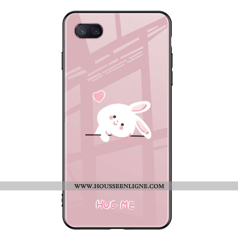 Étui Xiaomi Mi 8 Lite Dessin Animé Protection Jeunesse Lapin Coque Ours Petit Rose