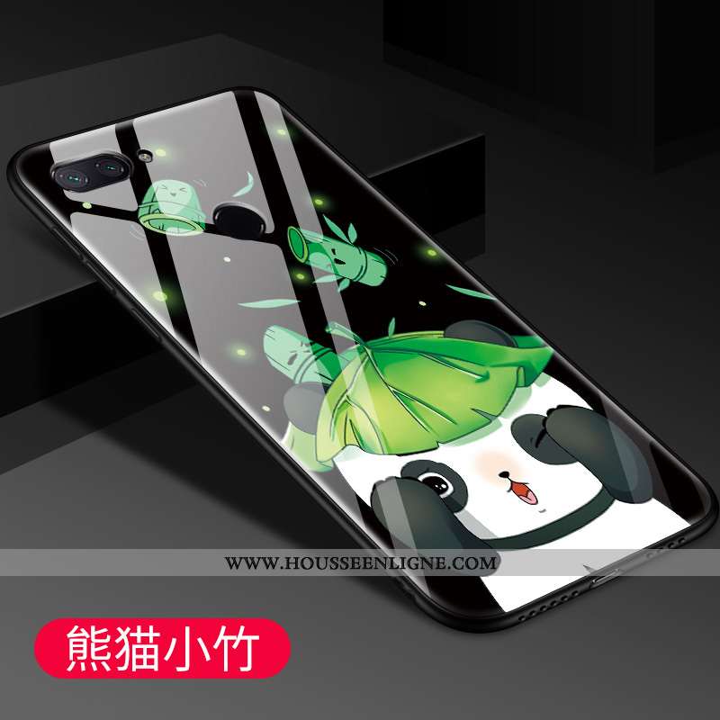 Étui Xiaomi Mi 8 Lite Fluide Doux Silicone Coque Personnalité Petit Ultra Miroir Rouge