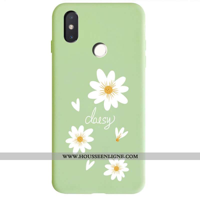 Étui Xiaomi Mi 8 Lite Personnalité Charmant Jeunesse Protection Délavé En Daim Légère Fluide Doux Ro