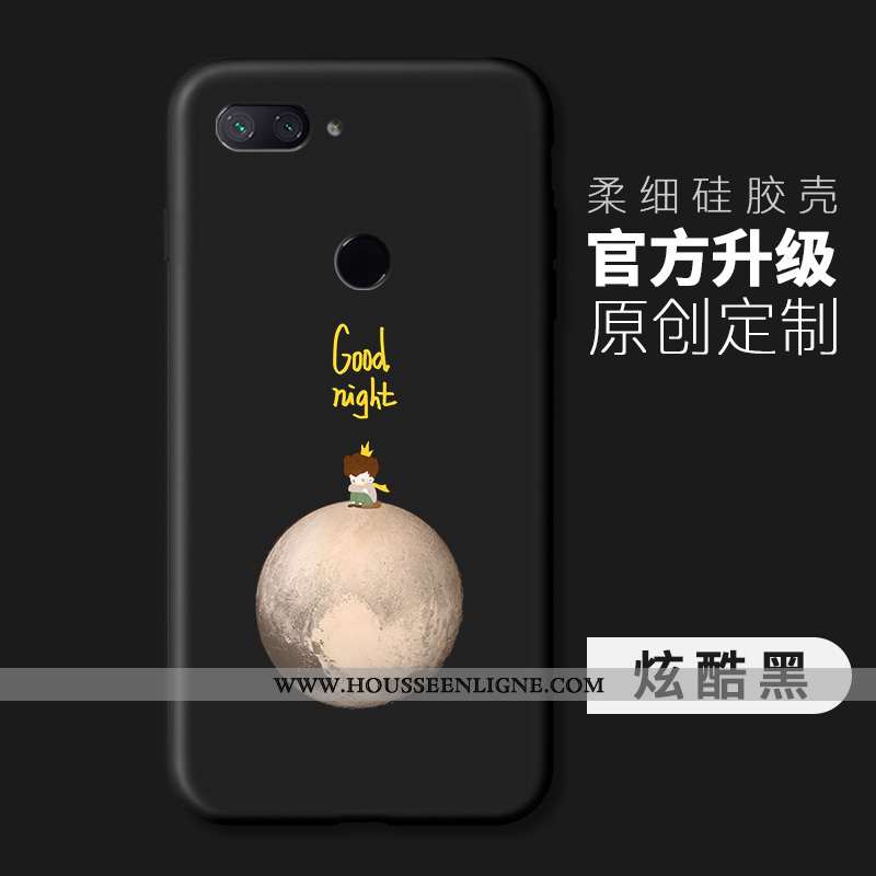 Étui Xiaomi Mi 8 Lite Personnalité Tendance Petit Fluide Doux Simple Rose Silicone