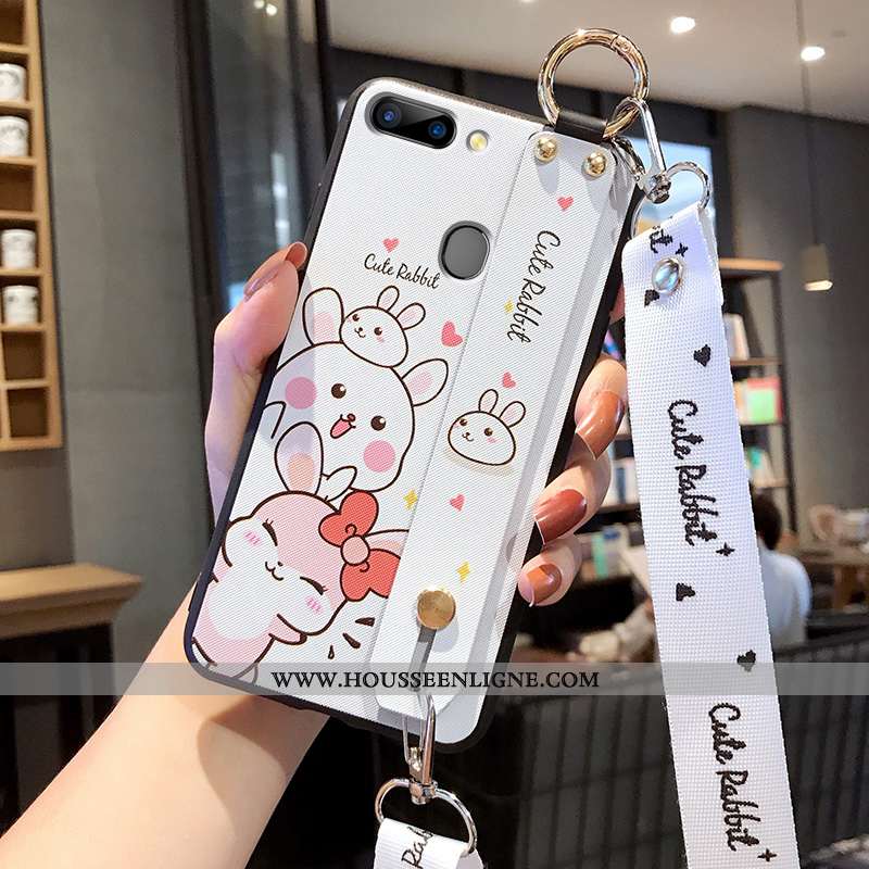 Étui Xiaomi Mi 8 Lite Protection Dessin Animé Blanc Téléphone Portable Incassable Jeunesse Blanche