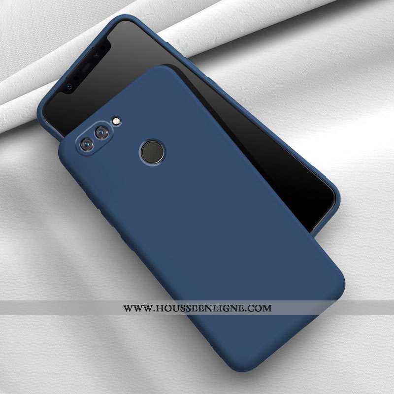 Étui Xiaomi Mi 8 Lite Silicone Mode Tendance Téléphone Portable Fluide Doux Délavé En Daim Verte