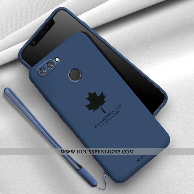 Étui Xiaomi Mi 8 Lite Silicone Mode Tendance Téléphone Portable Fluide Doux Délavé En Daim Verte