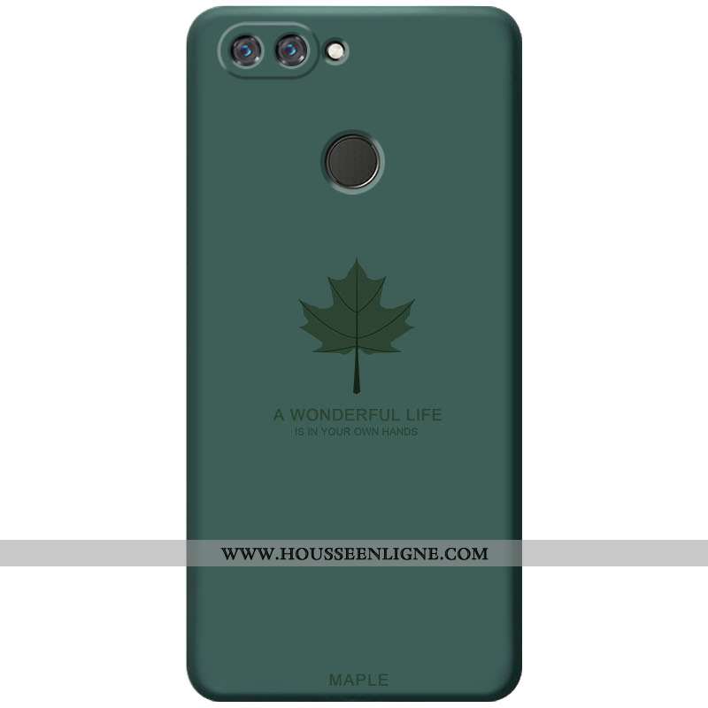 Étui Xiaomi Mi 8 Lite Silicone Mode Tendance Téléphone Portable Fluide Doux Délavé En Daim Verte