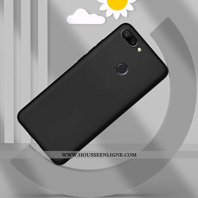 Étui Xiaomi Mi 8 Lite Silicone Protection Créatif Tout Compris Ultra Petit Incassable Bleu