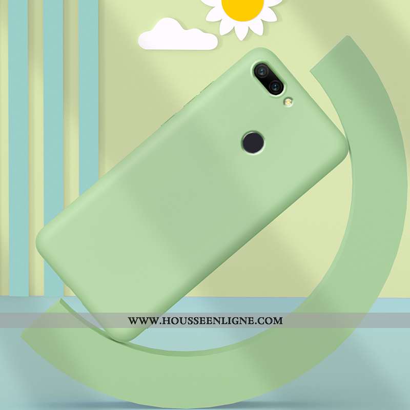 Étui Xiaomi Mi 8 Lite Silicone Protection Créatif Tout Compris Ultra Petit Incassable Bleu