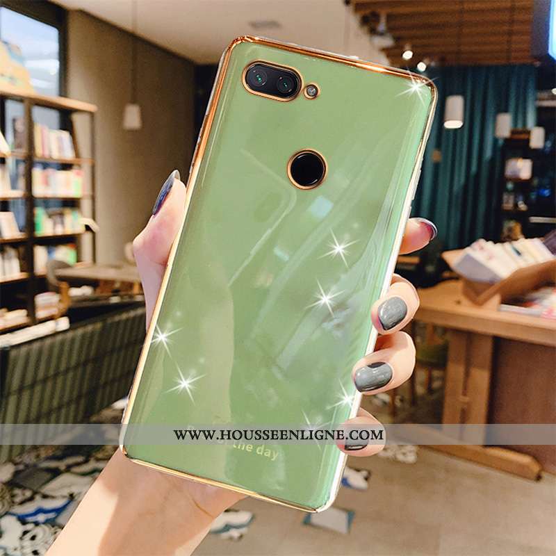 Étui Xiaomi Mi 8 Lite Ultra Légère Gris Jeunesse Protection Tout Compris Petit Turquoise