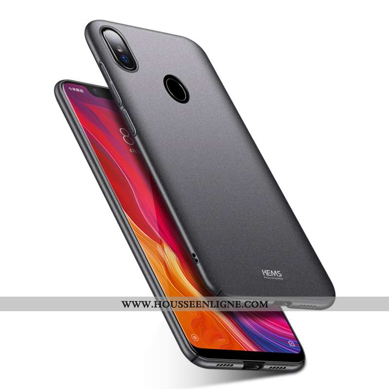 Étui Xiaomi Mi 8 Légère Protection Petit Difficile Ultra Jeunesse Coque Noir