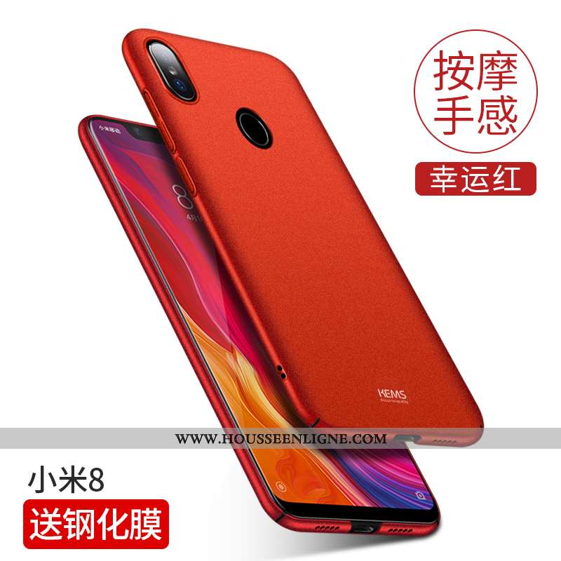 Étui Xiaomi Mi 8 Légère Protection Petit Difficile Ultra Jeunesse Coque Noir