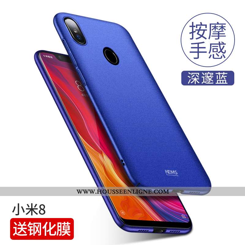 Étui Xiaomi Mi 8 Légère Protection Petit Difficile Ultra Jeunesse Coque Noir