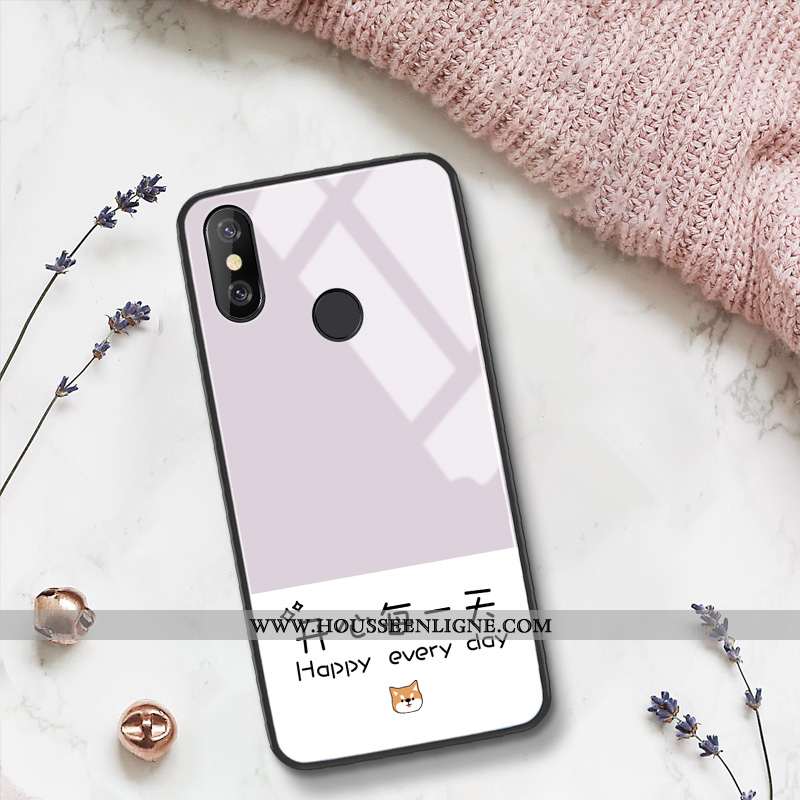 Étui Xiaomi Mi 8 Modèle Fleurie Silicone Vert Difficile Tout Compris Frais Coque Verte