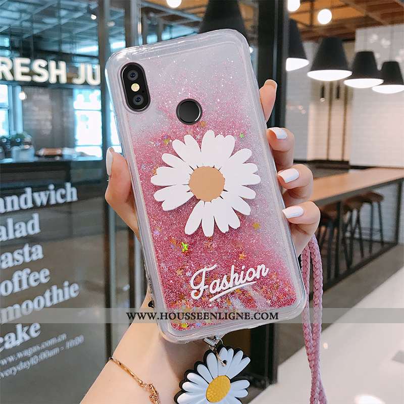Étui Xiaomi Mi 8 Ornements Suspendus Personnalité Jeunesse Net Rouge Violet Coque Petit