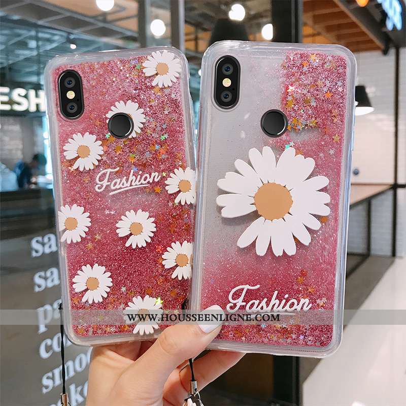 Étui Xiaomi Mi 8 Ornements Suspendus Personnalité Jeunesse Net Rouge Violet Coque Petit