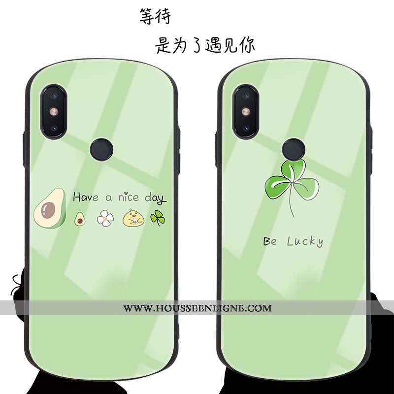 Étui Xiaomi Mi 8 Personnalité Ultra Modèle Fleurie Petit Verre Amoureux Rose