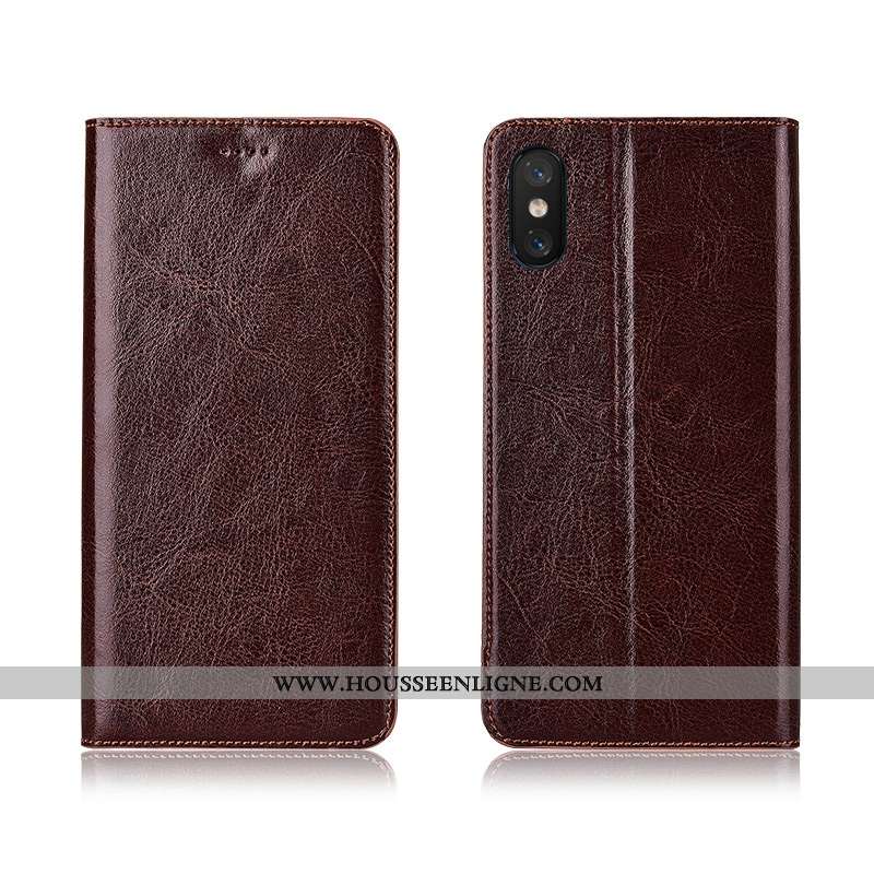 Étui Xiaomi Mi 8 Pro Fluide Doux Silicone Jeunesse Modèle Fleurie Nouveau Protection Cuir Marron