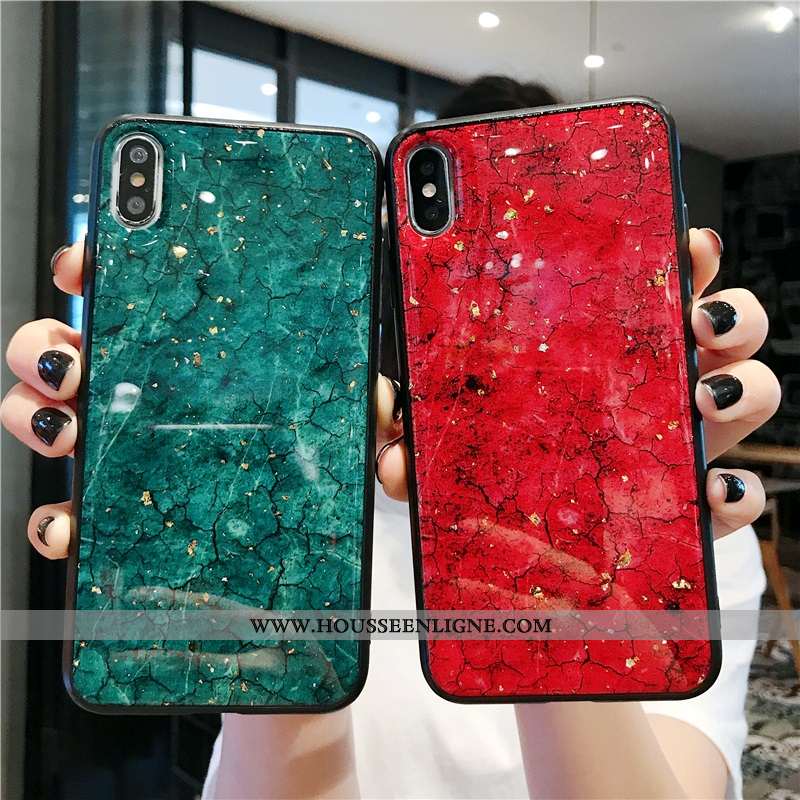 Étui Xiaomi Mi 8 Pro Protection Vintage Grand Rouge Tendance Incassable Verte