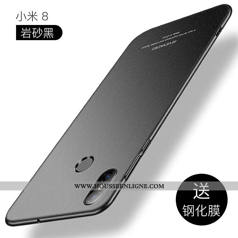 Étui Xiaomi Mi 8 Tendance Légère Petit Ultra Téléphone Portable Difficile Tout Compris Noir