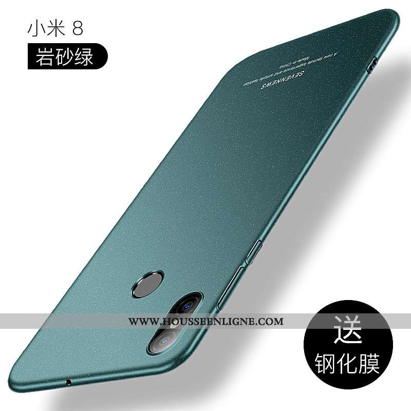Étui Xiaomi Mi 8 Tendance Légère Petit Ultra Téléphone Portable Difficile Tout Compris Noir
