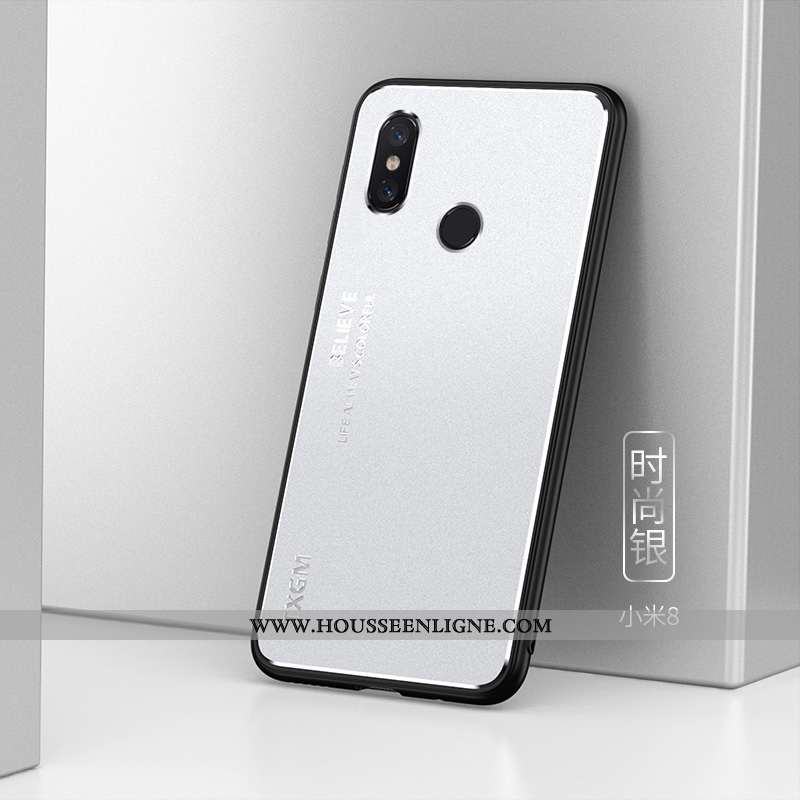 Étui Xiaomi Mi 8 Ultra Légère Métal Petit Protection Rose