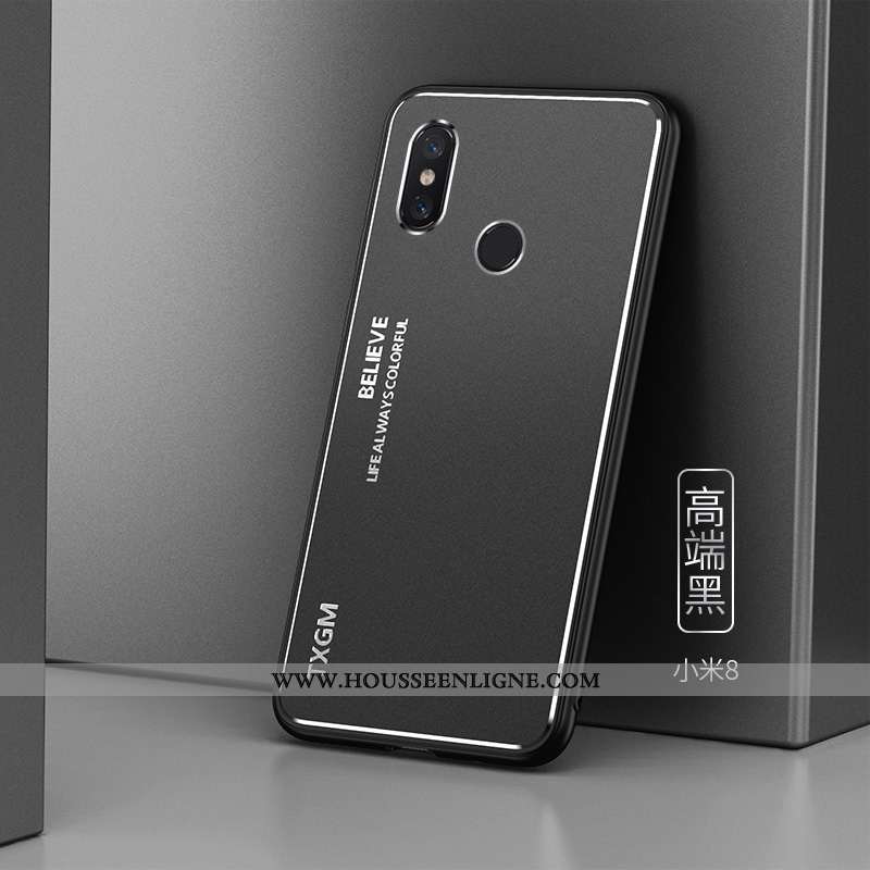 Étui Xiaomi Mi 8 Ultra Légère Métal Petit Protection Rose