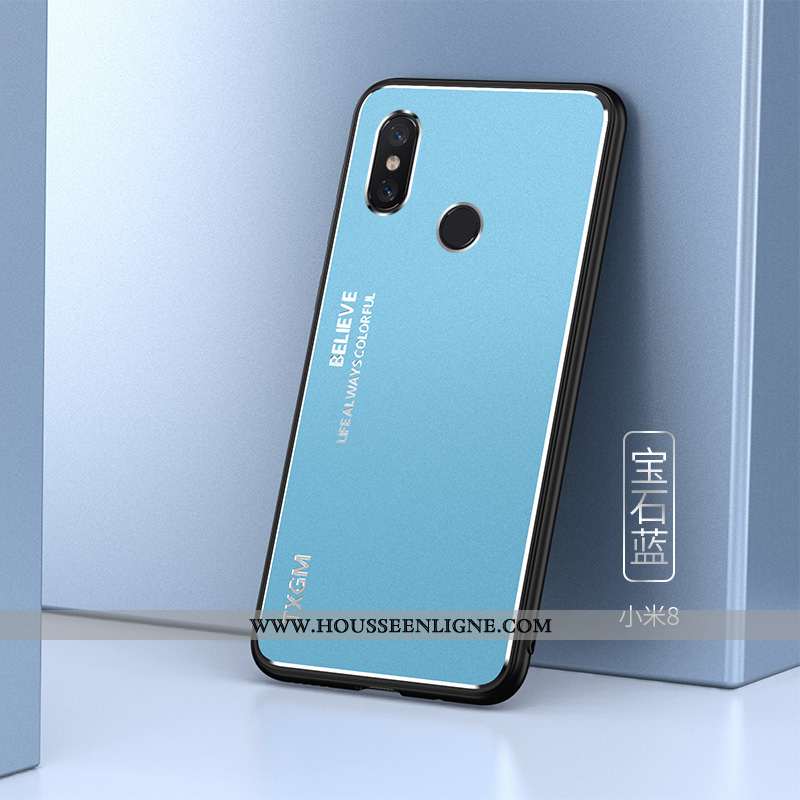 Étui Xiaomi Mi 8 Ultra Légère Métal Petit Protection Rose
