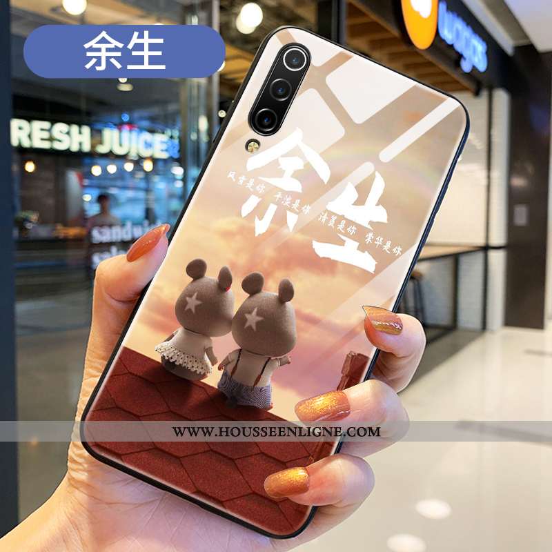 Étui Xiaomi Mi 9 Charmant Ultra Tout Compris Légère Net Rouge Personnalité Silicone