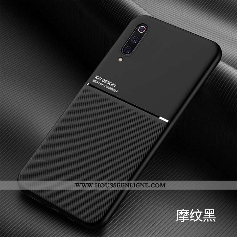 Étui Xiaomi Mi 9 Délavé En Daim Personnalité Rouge Ultra Simple Légères