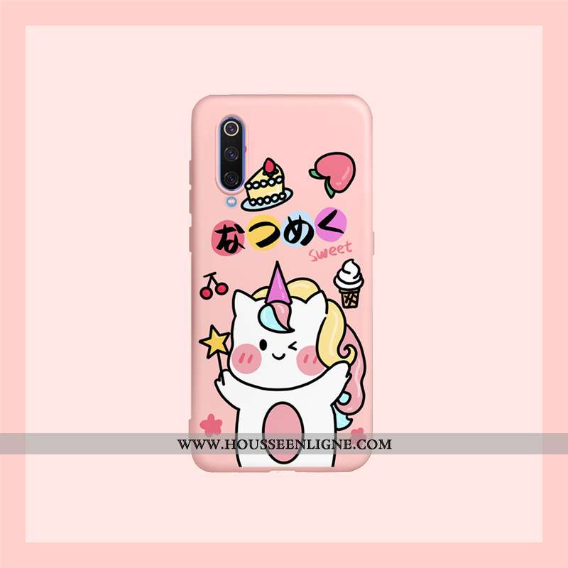 Étui Xiaomi Mi 9 Lite Charmant Fluide Doux Tout Compris Coque Téléphone Portable Petit Dessin Animé 