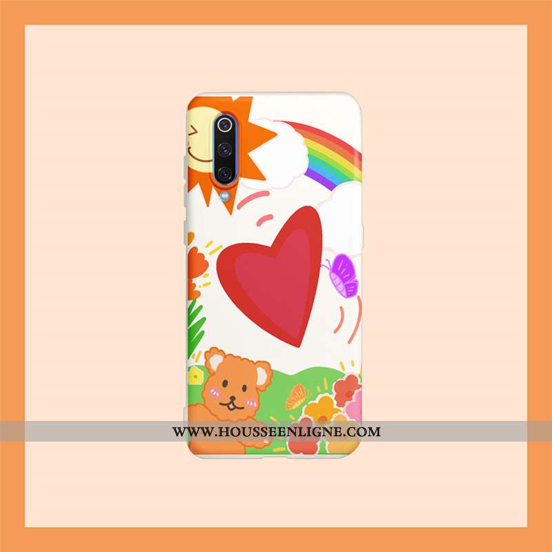 Étui Xiaomi Mi 9 Lite Charmant Fluide Doux Tout Compris Coque Téléphone Portable Petit Dessin Animé 