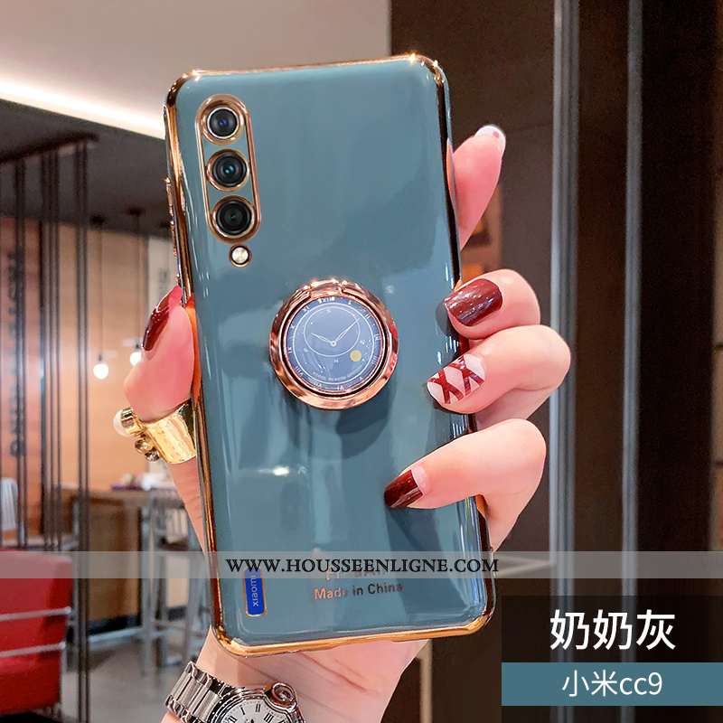 Étui Xiaomi Mi 9 Lite Créatif Tendance Fluide Doux Placage Petit Bleu