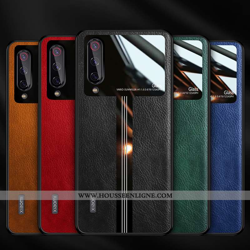 Étui Xiaomi Mi 9 Lite Fluide Doux Silicone Cuir Protection Ultra Téléphone Portable Noir