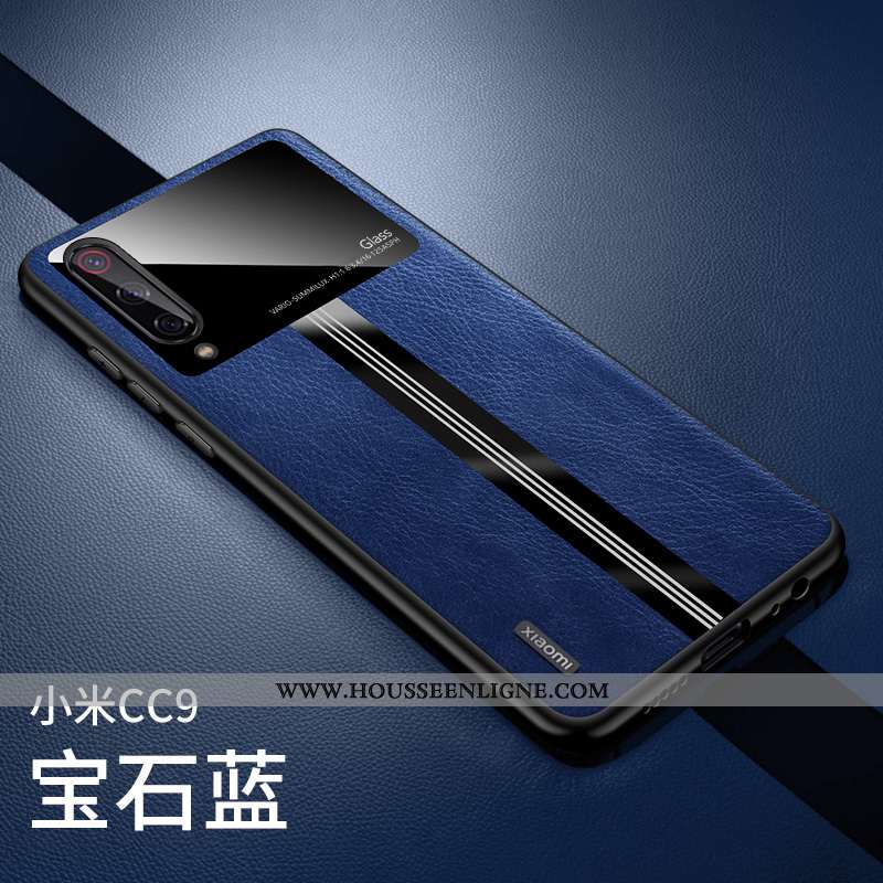 Étui Xiaomi Mi 9 Lite Fluide Doux Silicone Cuir Protection Ultra Téléphone Portable Noir