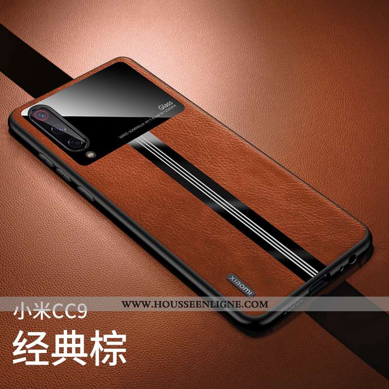 Étui Xiaomi Mi 9 Lite Fluide Doux Silicone Cuir Protection Ultra Téléphone Portable Noir