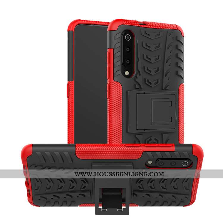 Étui Xiaomi Mi 9 Lite Fluide Doux Silicone Petit Difficile Jeunesse Incassable Rouge