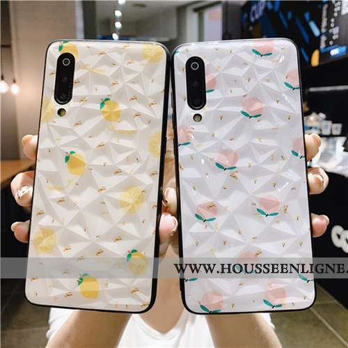 Étui Xiaomi Mi 9 Lite Original Tendance Petit Blanc Nouveau Silicone Rouge Blanche