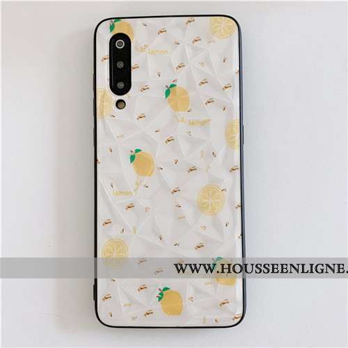 Étui Xiaomi Mi 9 Lite Original Tendance Petit Blanc Nouveau Silicone Rouge Blanche