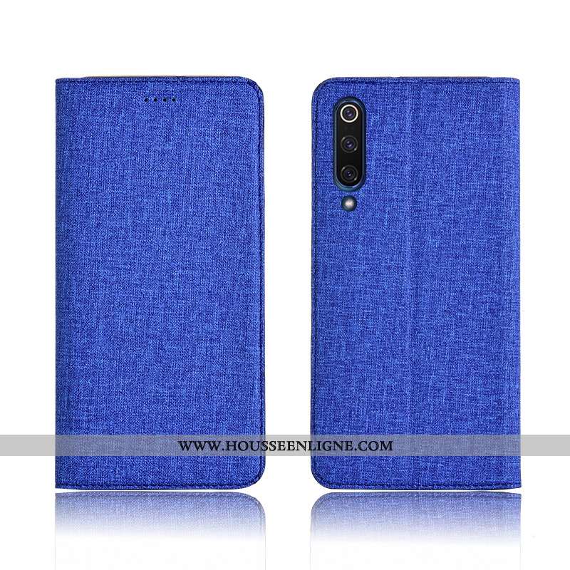 Étui Xiaomi Mi 9 Lite Silicone Protection Rose Téléphone Portable Lin Tout Compris