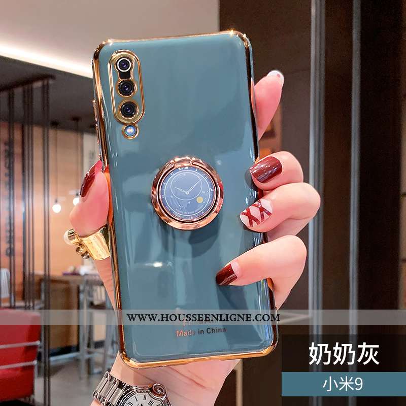 Étui Xiaomi Mi 9 Personnalité Créatif Gris Protection Luxe Téléphone Portable