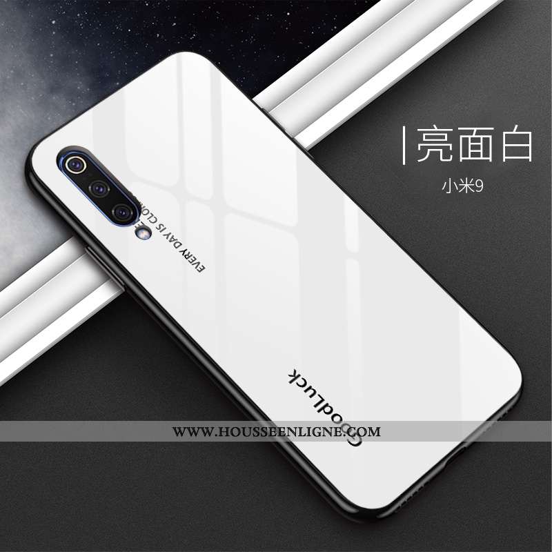 Étui Xiaomi Mi 9 Personnalité Tendance Tout Compris Téléphone Portable Tempérer Incassable Petit Bla