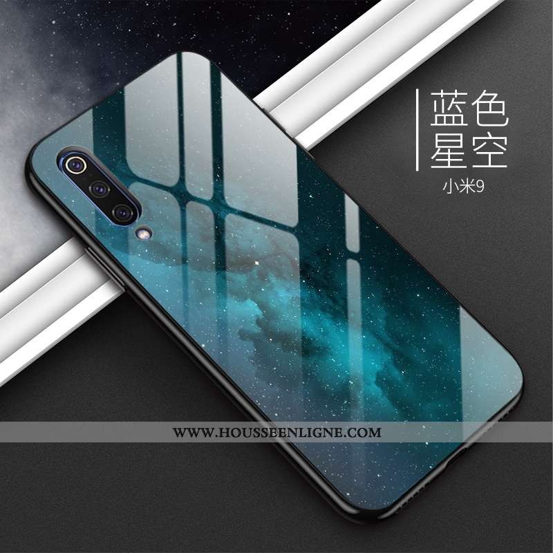 Étui Xiaomi Mi 9 Personnalité Tendance Tout Compris Téléphone Portable Tempérer Incassable Petit Bla
