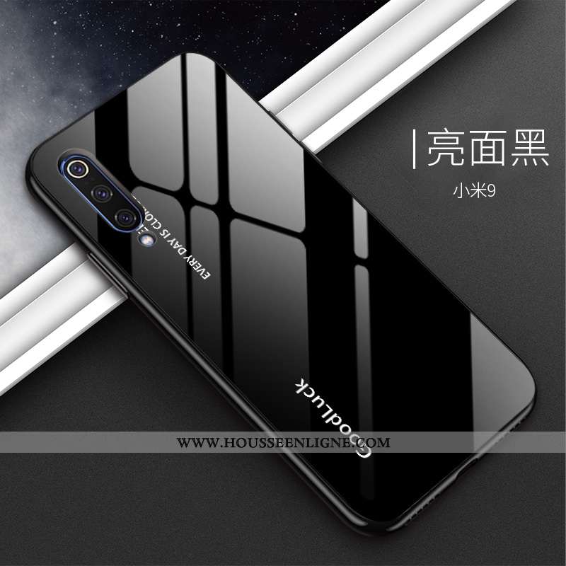 Étui Xiaomi Mi 9 Personnalité Tendance Tout Compris Téléphone Portable Tempérer Incassable Petit Bla