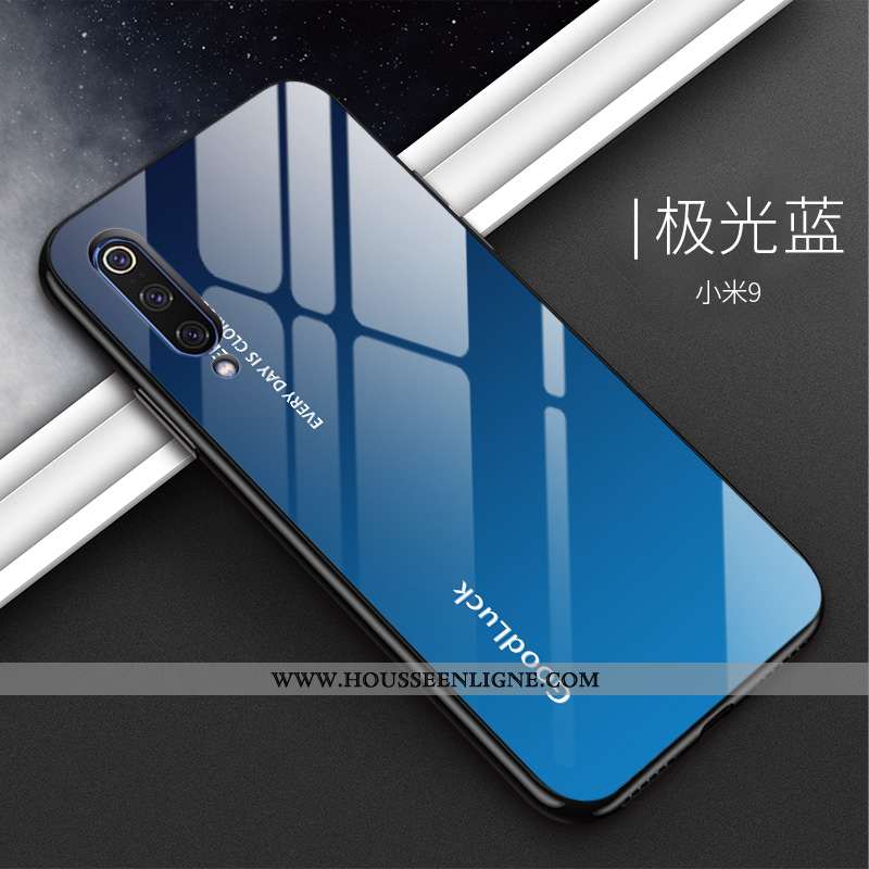 Étui Xiaomi Mi 9 Personnalité Tendance Tout Compris Téléphone Portable Tempérer Incassable Petit Bla
