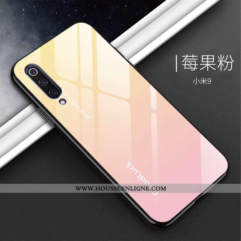 Étui Xiaomi Mi 9 Personnalité Tendance Tout Compris Téléphone Portable Tempérer Incassable Petit Bla