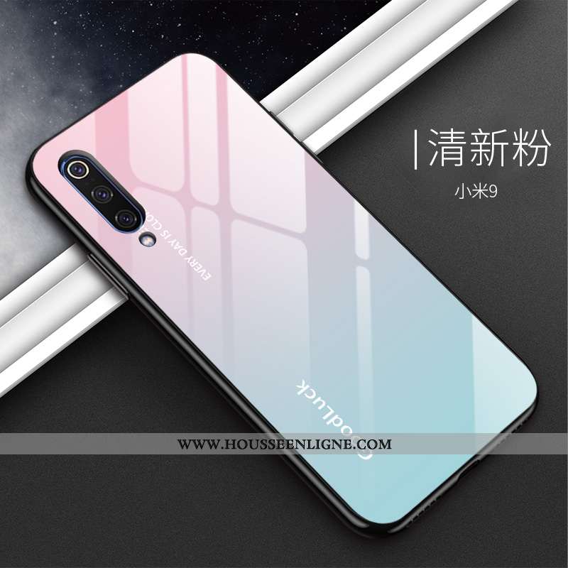 Étui Xiaomi Mi 9 Personnalité Tendance Tout Compris Téléphone Portable Tempérer Incassable Petit Bla