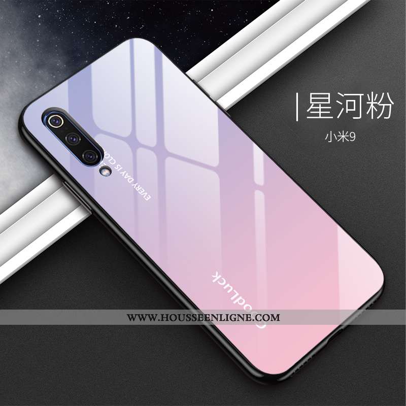 Étui Xiaomi Mi 9 Personnalité Tendance Tout Compris Téléphone Portable Tempérer Incassable Petit Bla