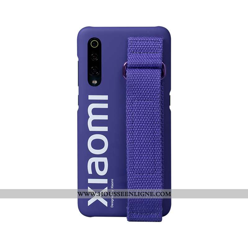 Étui Xiaomi Mi 9 Protection Tendance Authentique Rose Mode De Rue Épissure Personnalisé Violet
