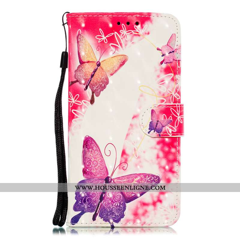 Étui Xiaomi Mi 9 Se Protection Cuir Coque Housse Incassable Téléphone Portable Rose