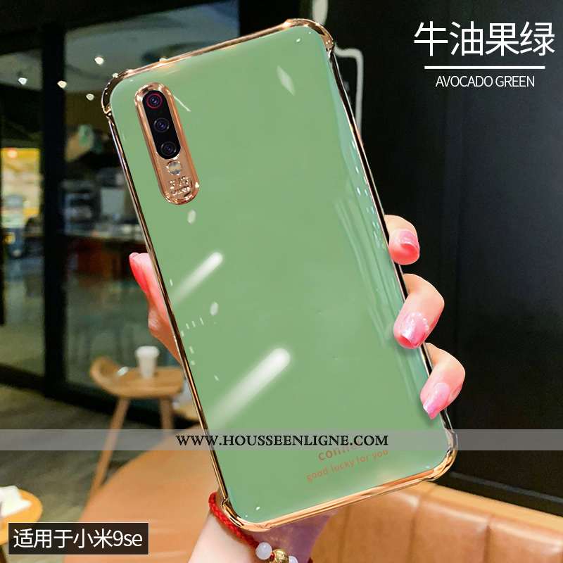Étui Xiaomi Mi 9 Se Silicone Mode Personnalité Simple Téléphone Portable Créatif Nouveau Blanche